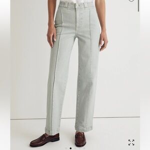NWT Madewell The Perfect Vintage Wide-Leg Jean | Sage Mist | 25